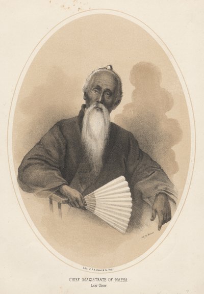 Magistrato capo di Napha, Lew Chew, 1855 da Eliphalet Brown